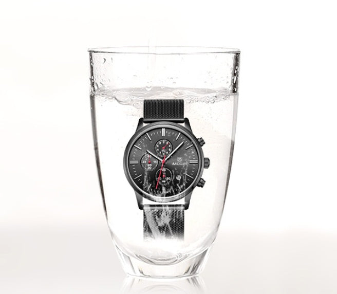 Sleek minimalist fashion top luxury Men Watch