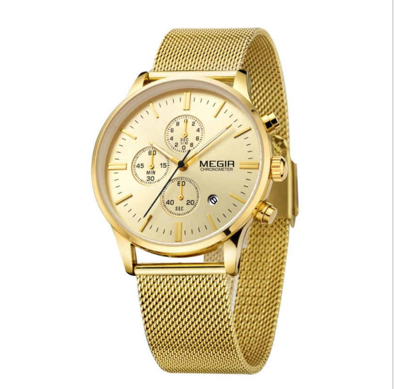 Sleek minimalist fashion top luxury Men Watch