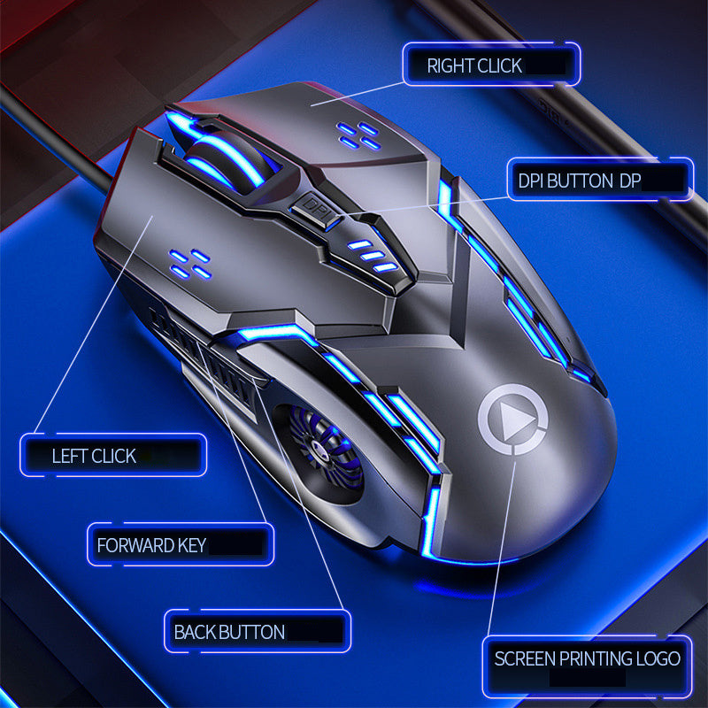 Gaming mouse with programmable button