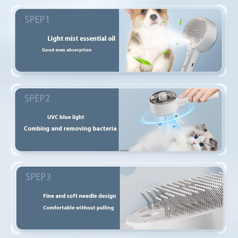 Self-Cleaning Pet Hair Brush